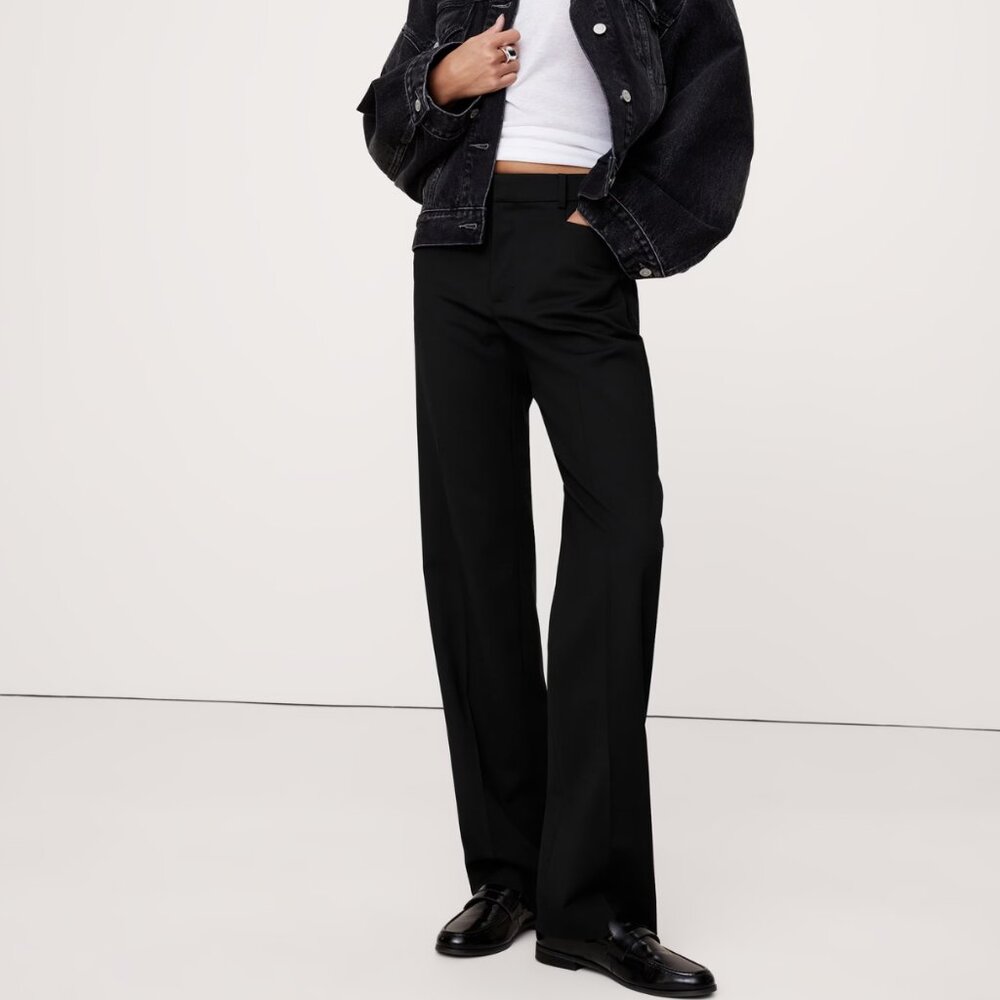 NWOT Banana Republic Straight Italian Wool Pant